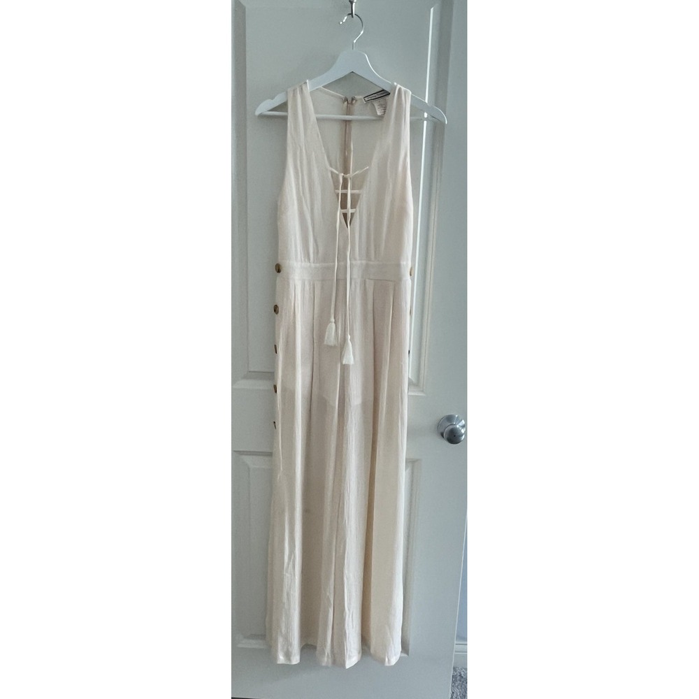 NEW Flying Tomato Boho Maxi Dress Size S Buttons Down Side